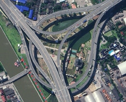 WorldView-2 50cm Global High-Resolution Satellite Imagery 1 landinfo.com Bangkok ThailandBridge