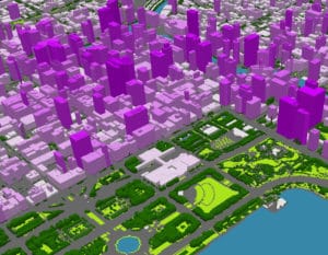 Fast Forward to 5G 2 5G Telecom Wireless 3D Building Vegetation Image02