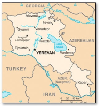 armenia-map armenia map