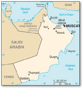 oman-map oman map