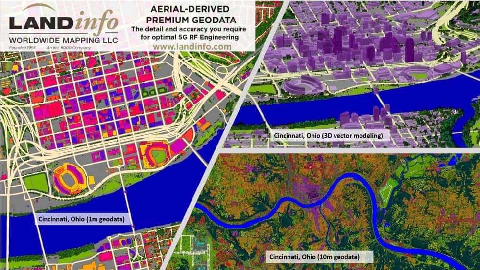 Gallery: 3D Buildings, Trees & Land-Use/Cover (Clutter) 1 LAND INFO Aerial Derived Premium Geodata for Wireless Telco