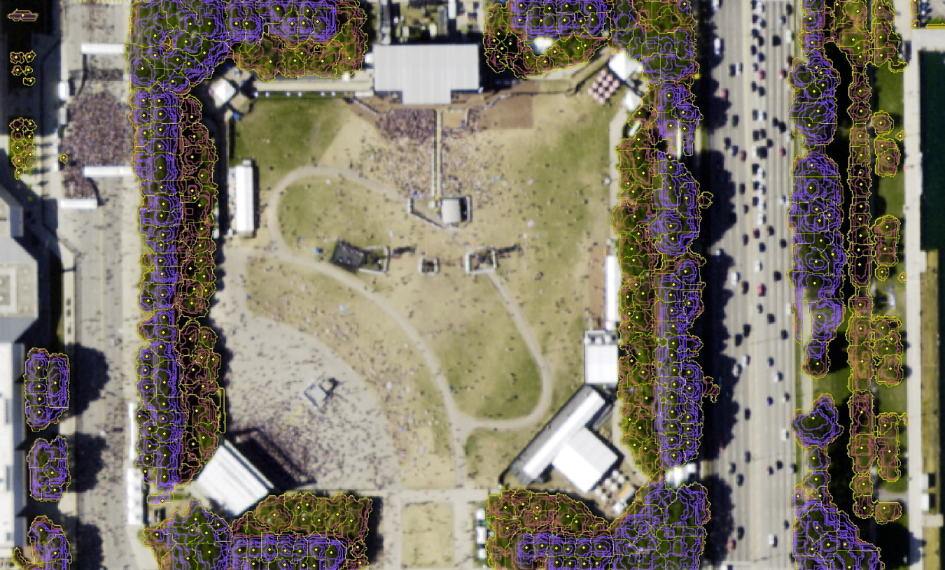 landinfo.com trees single tree identification 3d height contouring and estimated trunk location chicago p2